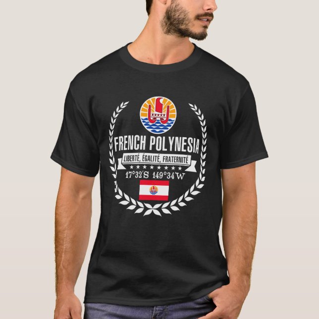 Camiseta Polinésia francesa (Frente)