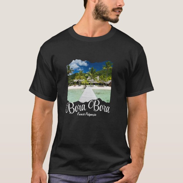 Camiseta Polinésia Francesa Bora Bora (Frente)