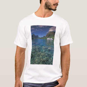 Camiseta Polinésia Francesa, Moorea. Baía de Cooks. Navio c