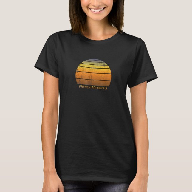 Camiseta Polinésia Francesa Retroativa (Frente)