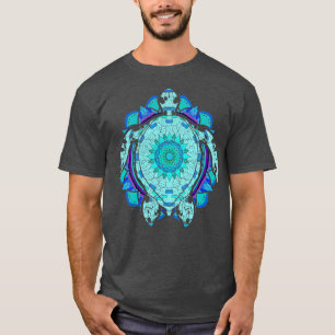 Camiseta Polinésia Tattoo Turtle Lover Hawaiian Tribal Man