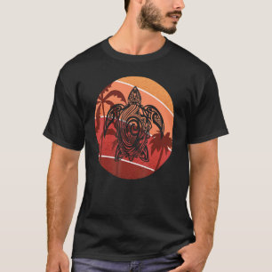 Camiseta Polinésia Tribal Havaiana - Mar de Férias de Retor