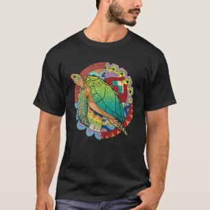 Camiseta Polinésia Tribal Sea Animal Colorful Havaiano Tu