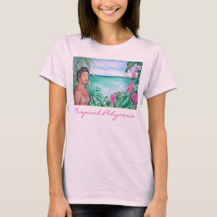 Camiseta Polinésia tropical
