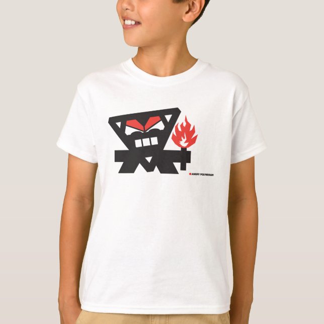 Camiseta Polinésio irritado (Frente)