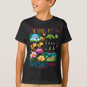 Camiseta Polinização de abelhas inseto flor vintage 90s bot