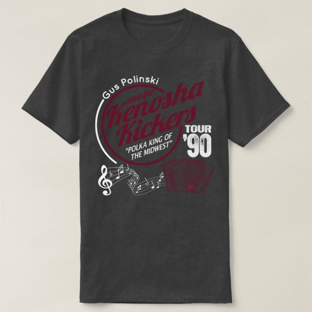 Camiseta Polinski e o Bolsa de Kickers Kenosha (Frente do Design)