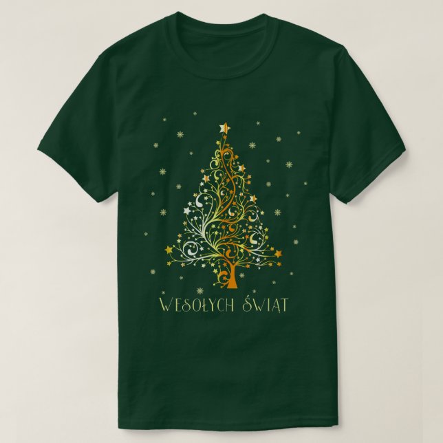 Camiseta Polish Christmas Tree Poland Decoration Ornament S (Frente do Design)