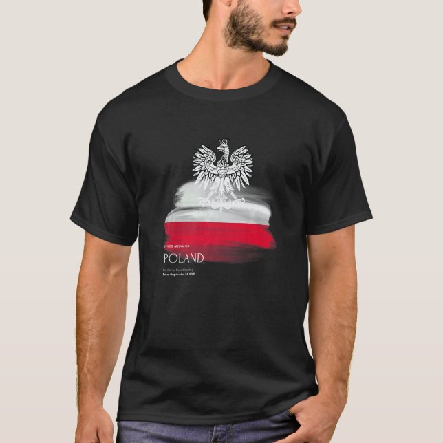 Camiseta Polish flag patriotic Polska Souvenir Love Proud H (Frente)