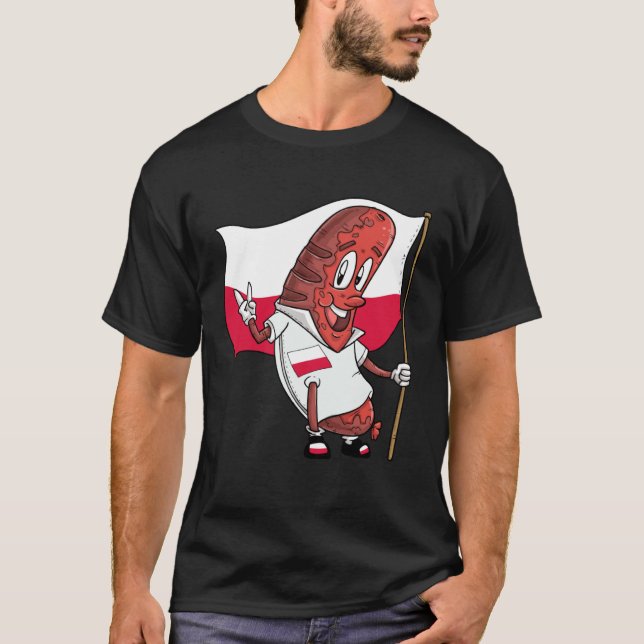 Camiseta Polish pork roast sausage (Frente)