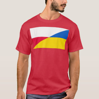 Camiseta Polish Support for Ukraine Ukrainian Flag and Pola