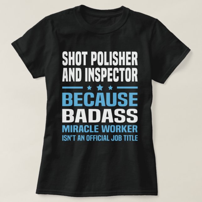 Camiseta Polisher E Inspetor De Foto (Frente do Design)
