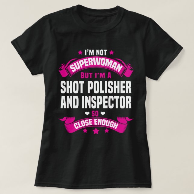Camiseta Polisher E Inspetor De Foto (Frente do Design)