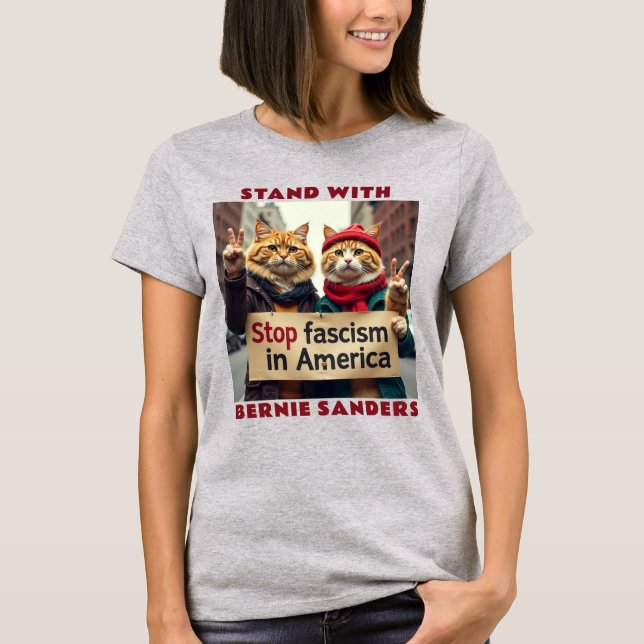 Camiseta Política do Bernie Sanders (Frente)