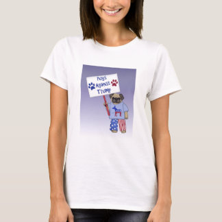 Camiseta Política - Pugs Contra Trump