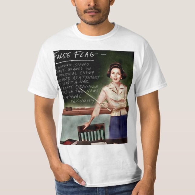 Camiseta Política - Sinalizador Falso (Frente)