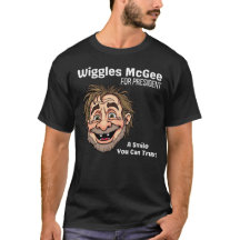 Camiseta Política, Wiggles McGee Para Presidente