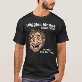 Camiseta Political T Shirt, Wiggles McGee For President