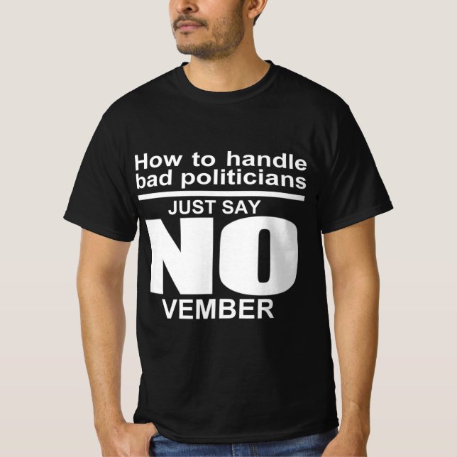 Camiseta Políticos corruptos (Frente)