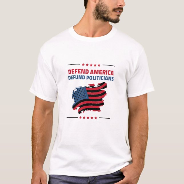 Camiseta Políticos defensores da liberdade política liberal (Frente)