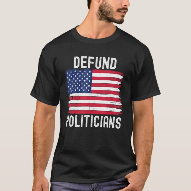 Camiseta Políticos Defensores Políticos Patrióticos America (Frente)