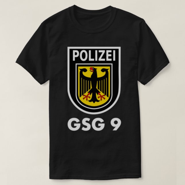 Camiseta Polizei GSG 9 Bundespolizei (Frente do Design)