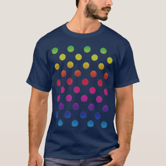 Camiseta Polka do arco-íris multicolor do dia 15 de setembr