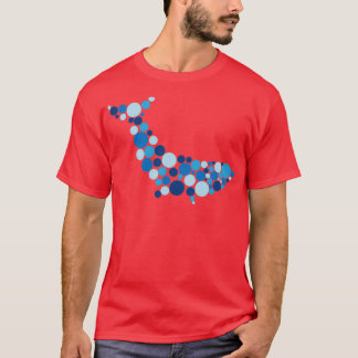 Camiseta Polka Dot Whale Sea Animals