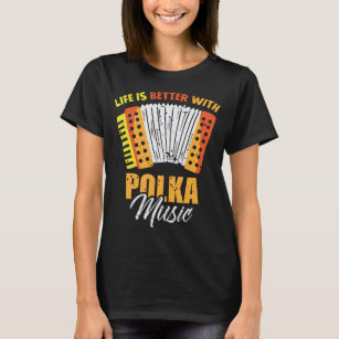 Camiseta Polka (Polka) Accordion Folk Music