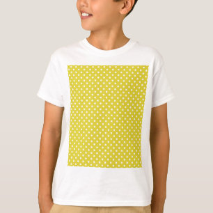 Camiseta Polkadot Amarelo e Branco