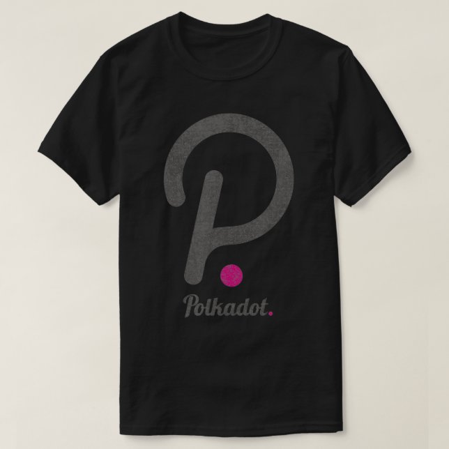 Camiseta Polkadot Crypto Eethum Blockchain, Descentralizar (Frente do Design)