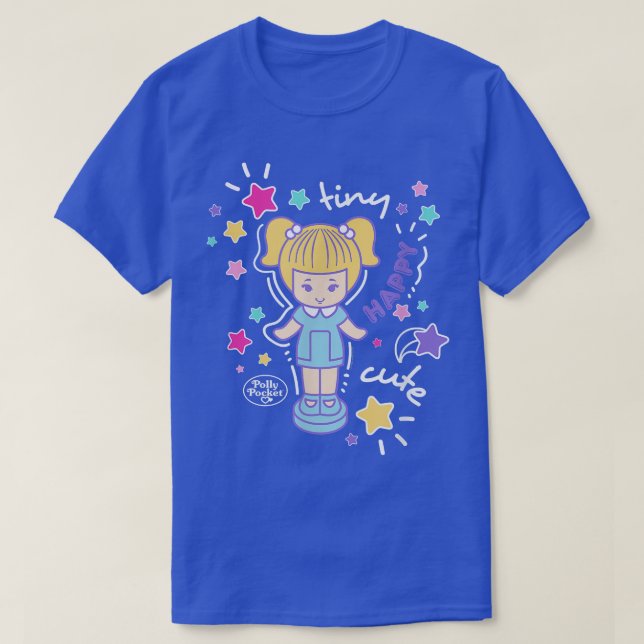 Camiseta Polly Pocket Pequeno e Feliz Polly (Frente do Design)