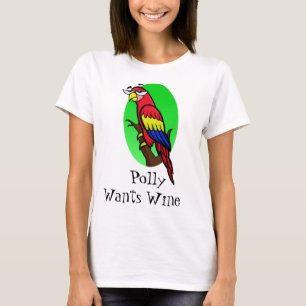 Camiseta Polly quer o vinho