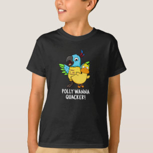 Camiseta Polly Wanna Quacker Funny Animal Pun