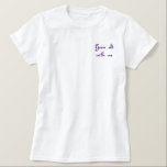Camiseta Polo Bordada Cresça velho comigo! O melhor ainda está para ser<br><div class="desc">Cresça velho comigo</div>