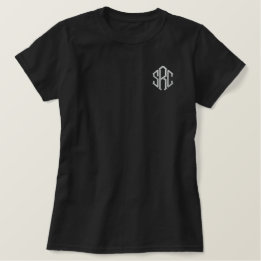 Camiseta Polo Bordada Iniciais Monograma Elegantes 