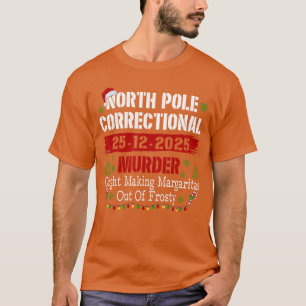 Camiseta Pólo Norte Correcional Assassinato Preso Fazendo M