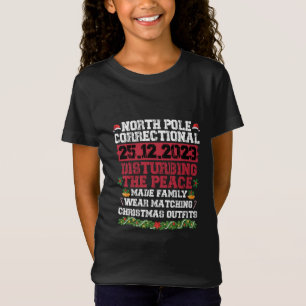 Camiseta Pólo Norte Correcional Perturbando a Paz da Famíli