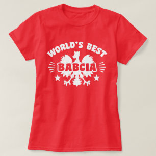 Camiseta Polonês Babcia do melhor do mundo