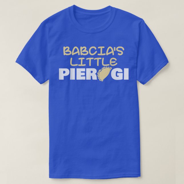 Camiseta Polonês da Pequena Pierogi Avó Babcia (Frente do Design)