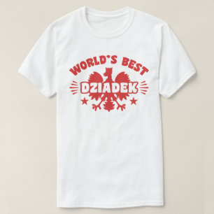 Camiseta Polonês Dziadek do melhor do mundo