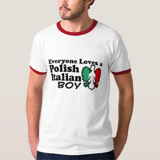 Camiseta Polonês italiano (Frente)