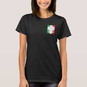 Camiseta Polonês Patrimônio Familiar Italiano Itália Polôni