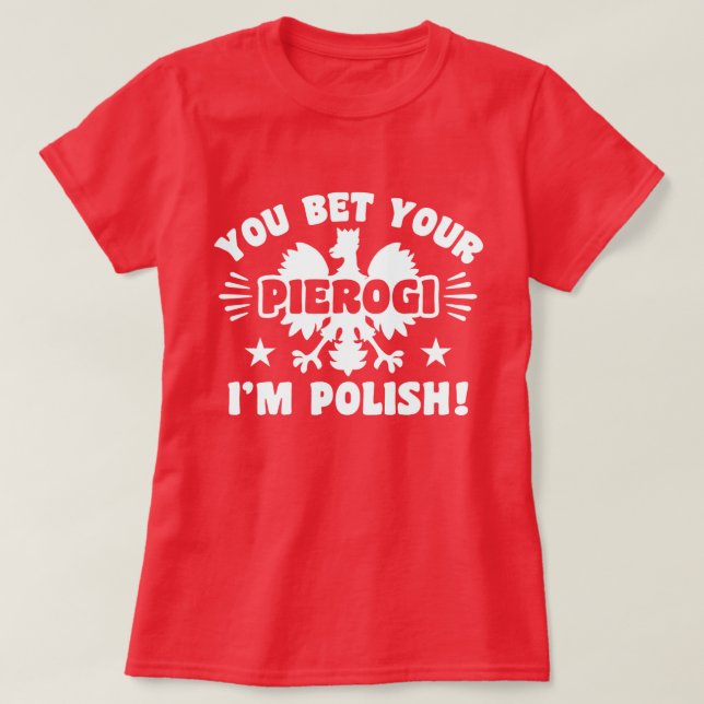 Camiseta Polonês Pierogi (Frente do Design)