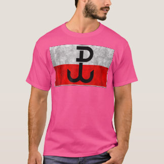 Camiseta Polonês PW Armia Krajowa Polônia Pride Anchor