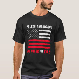 Camiseta Poloneses Americanos Para VP Harris Presidente 202