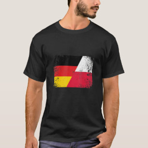 Camiseta Polônia Alemanha Polônia Bandeira Polska Half Pole