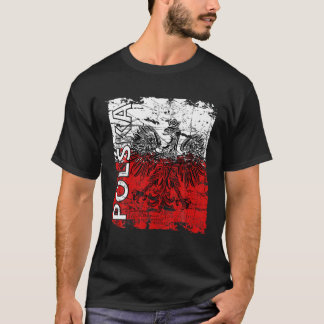 Camiseta Polônia da Polska de Armas Águia Masculina