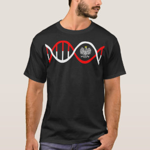 Camiseta Polônia de DNA polonês Eagle Polska Genealógica Po