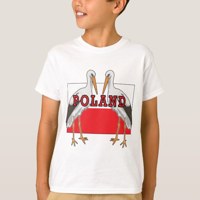 Camiseta Polônia de Storey Branco Polonês (Frente)